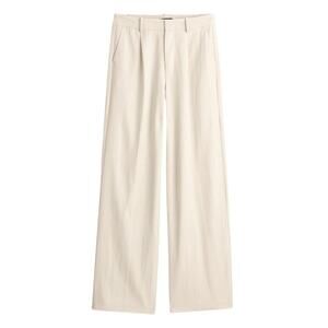 Madewell Slouchy Straight Pant Drapey Twill Muted Stone Size 4 NWT